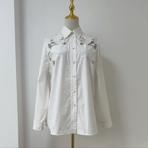 Zimmermann White Daylight Cotton Shirt